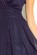 Luxusni lehke spolecenske letni saty s volnou sukni, tmave modre S-271-BE (5)